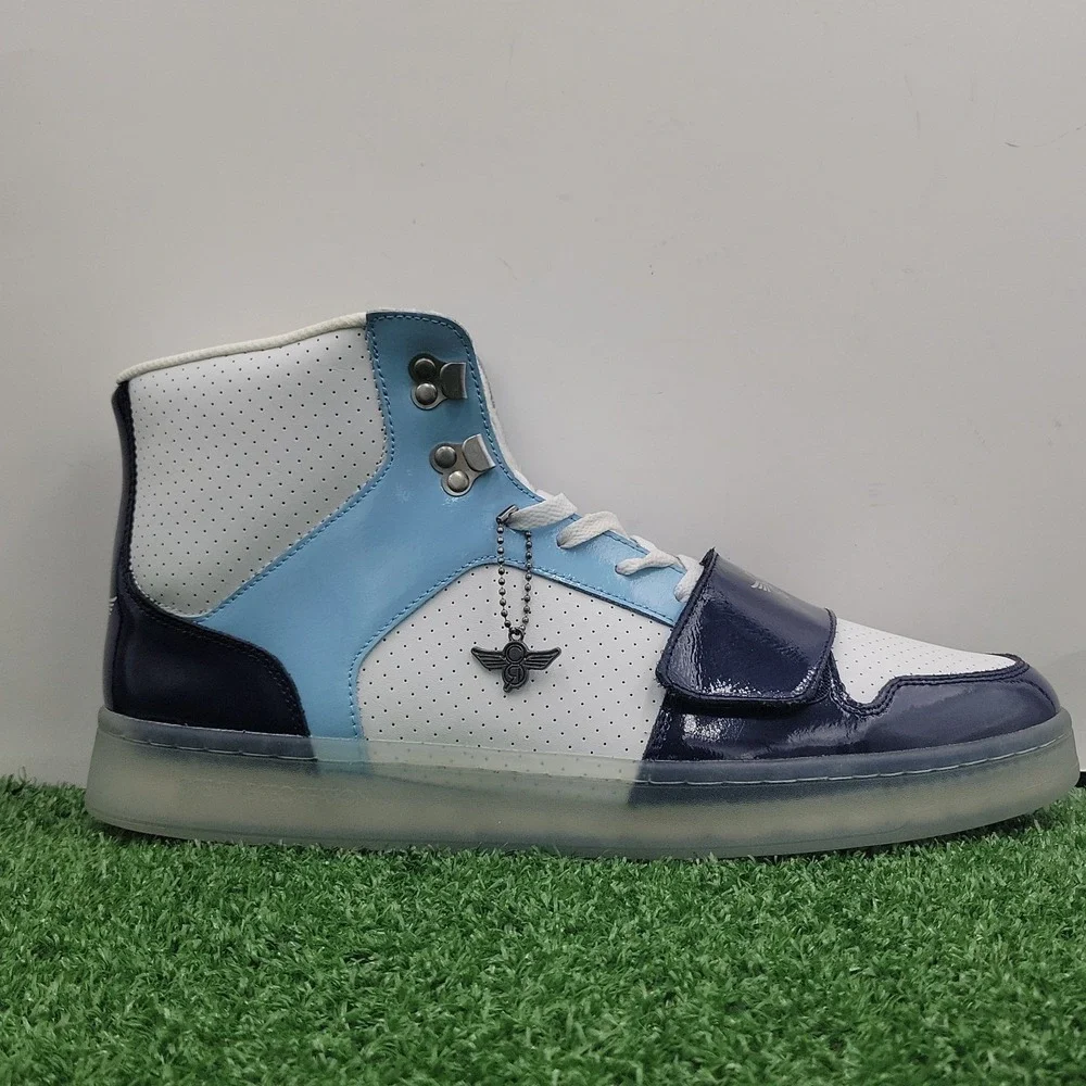 New Creative Recreation Cesario Hi Xxi Mens Size Shoes 15 Blue Sky White Sneaker